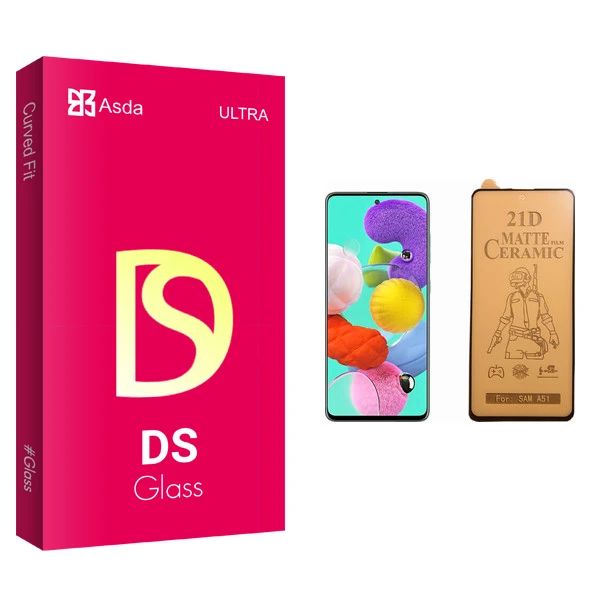 محافظ صفحه نمایش سرامیکی آسدا مدل DS مناسب برای گوشی موبایل سامسونگ Galaxy A51