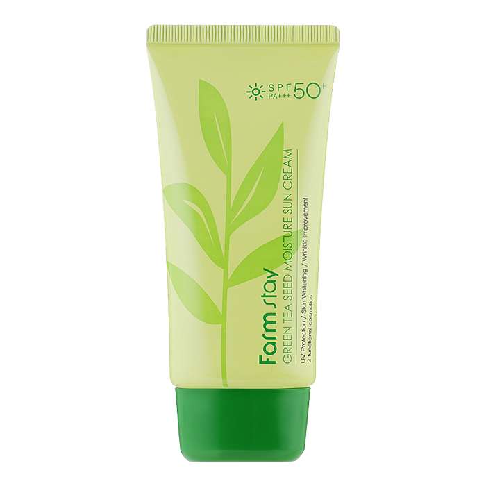 کرم ضد آفتاب بدون رنگ فارم استی SPF 50 مدل چای سبز مناسب پوستهای چرب و مختلط حجم 70 میلیلیتر کرم ضد آفتاب بدون رنگ فارم استی SPF 50 مدل چای سبز مناسب پوستهای چرب و مختلط حجم 70 میلیلیتر