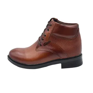 نیم بوت مردانه مدل چرم طبیعی کد 802