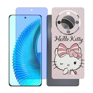 Glass together model blue cut screen protector suitable for Honor X9b mobile phone with back cover sticker