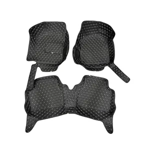 کفپوش پنج بعدی خودرو مدل چرم مناسب برای کوییک 