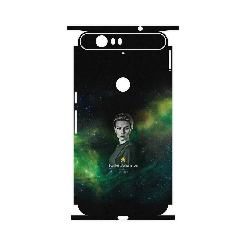 برچسب پوششی ماهوت مدل Scarlett Johansson-FullSkin مناسب برای گوشی موبایل گوگل Nexus 6P
