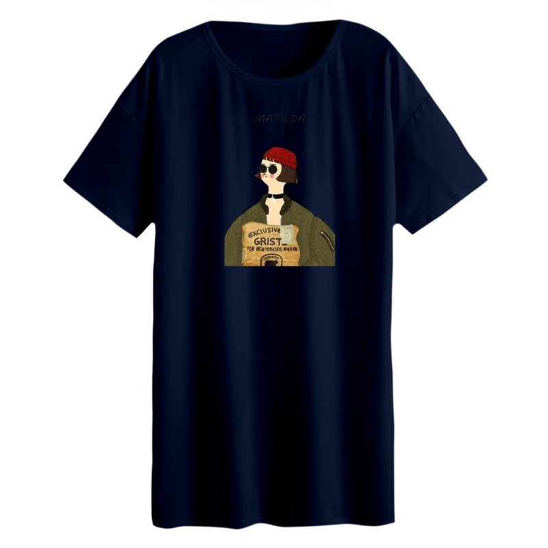 تی شرت لانگ زنانه مدل ماتیلدا کد 02