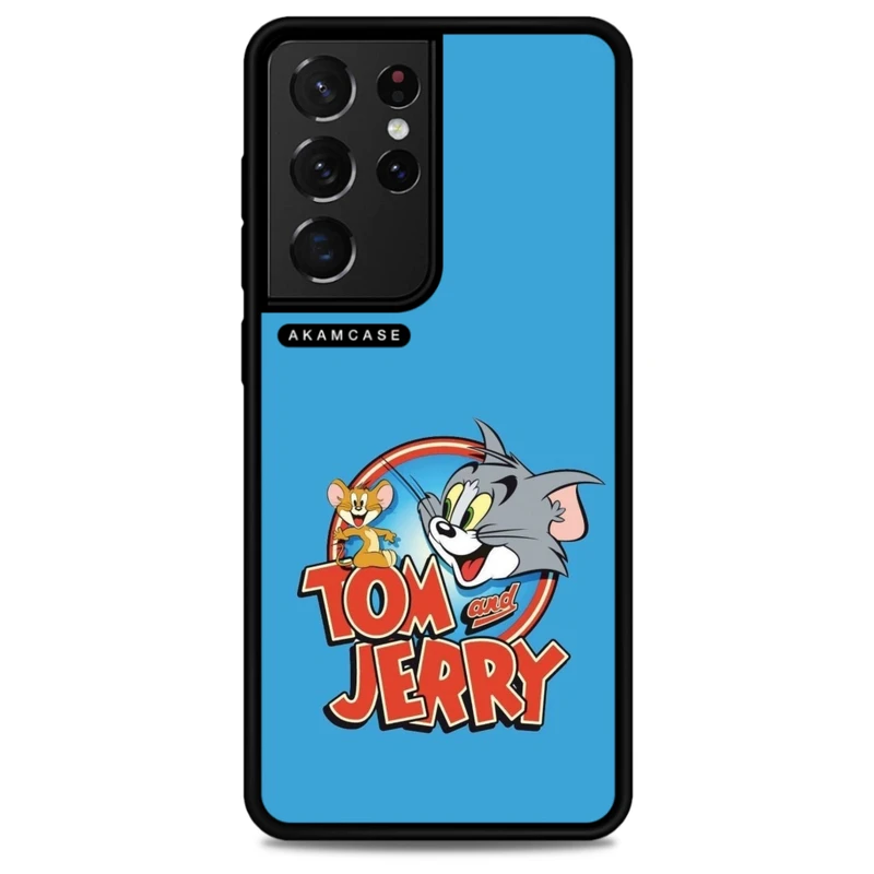 کاور آکام مدل AMC-WSGS21U-TOM & JERRY7 مناسب برای گوشی موبایل سامسونگ Galaxy S21 Ultra