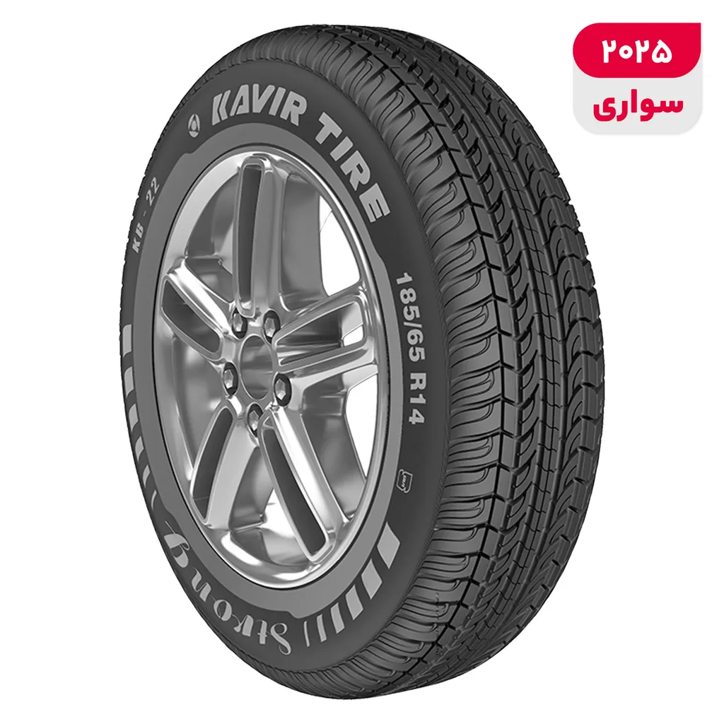 لاستیک خودرو سواری رادیال کویر تایر مدل KB22 سایز 185/65 R14 مناسب چهارفصل تولید 2025 ایران