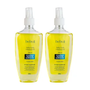 روغن ماساژ بدن کودک به ویت مدل 02 مناسب برای پوست‌حساس نوزاد حجم 200 میلی‌لیتر مجموعه 2 عددی