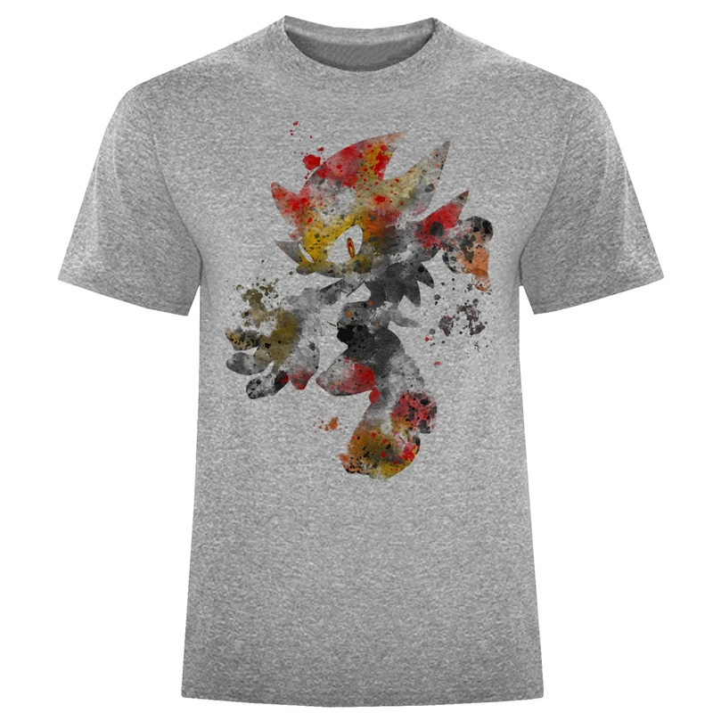 تیشرت آستین کوتاه مردانه طرح سونیک کد W387