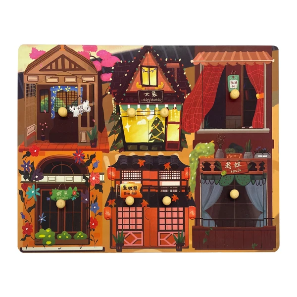 پازل 12 تکه مدل حیوانات مناسب برای سن 4 سال به بالا