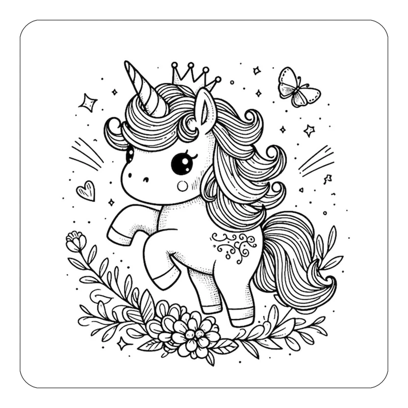 مگنت کاکتی طرح اسب تک شاخ و یونیکورن مدل mp31407