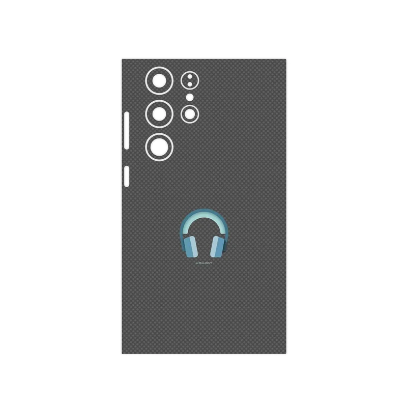 برچسب پوششی ماهوت مدل Minimal Headphone Icon مناسب برای گوشی موبایل سامسونگ Galaxy S23 Ultra