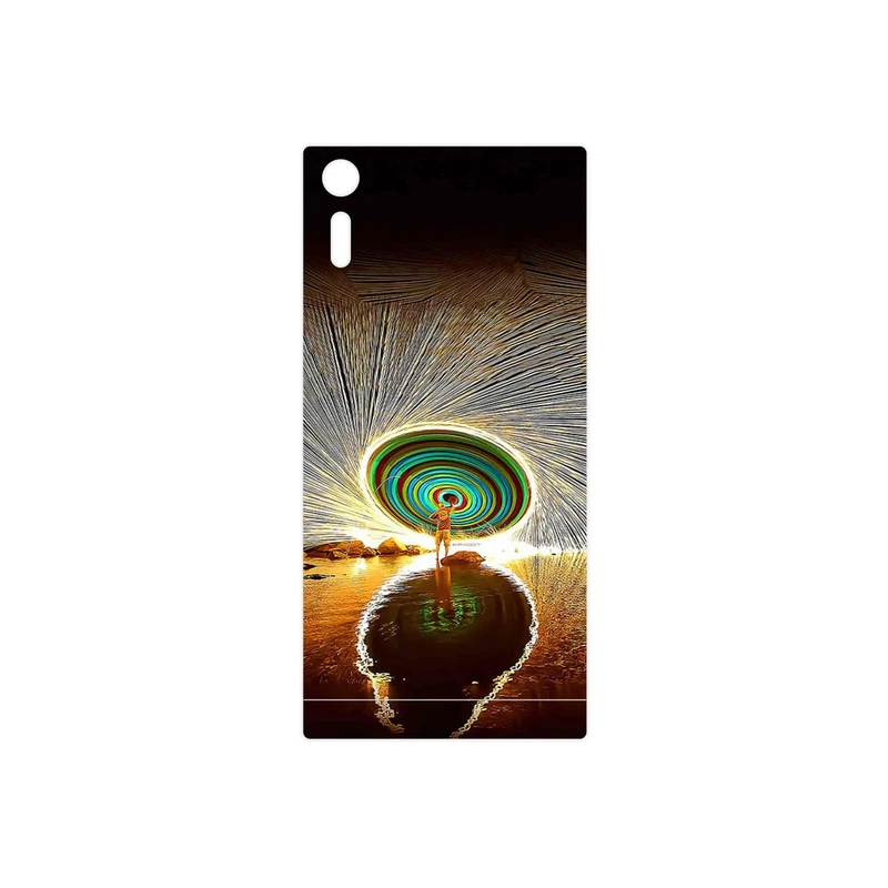 برچسب پوششی ماهوت مدل Night Light Fountain مناسب برای گوشی موبایل سونی Xperia XZ