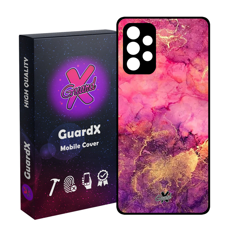 کاور گارد ایکس طرح ماربل مدل Glass10283 مناسب برای گوشی موبایل سامسونگ Galaxy A32 4G