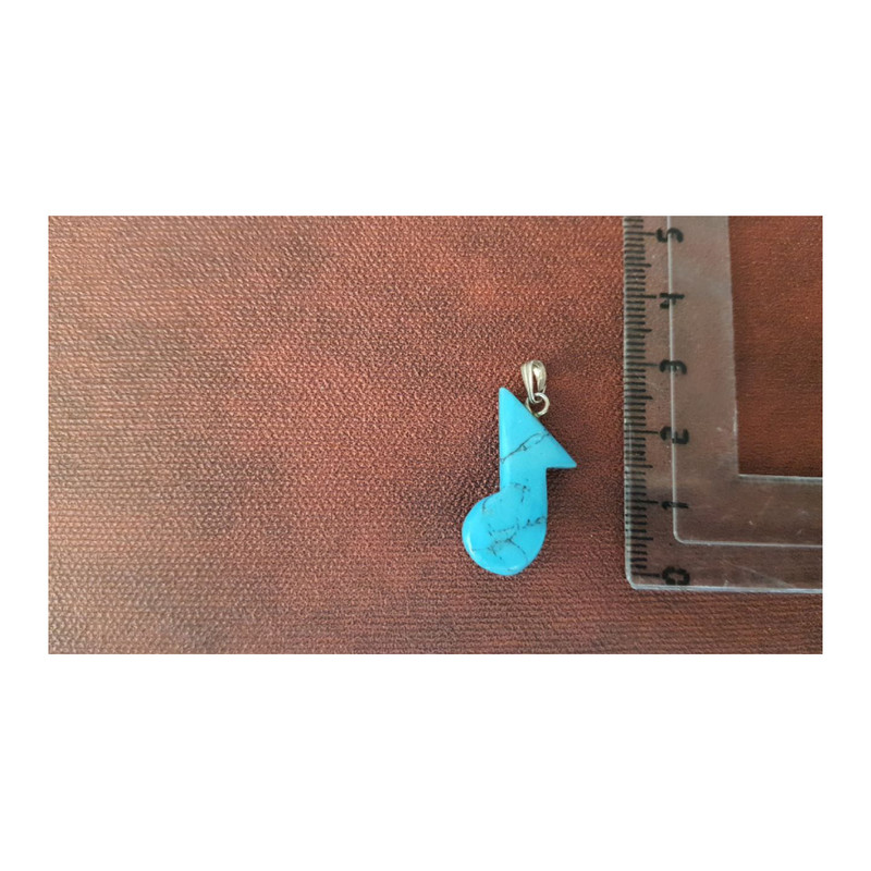 آویز گردنبند دخترانه مدل نت موسیقی Mb3