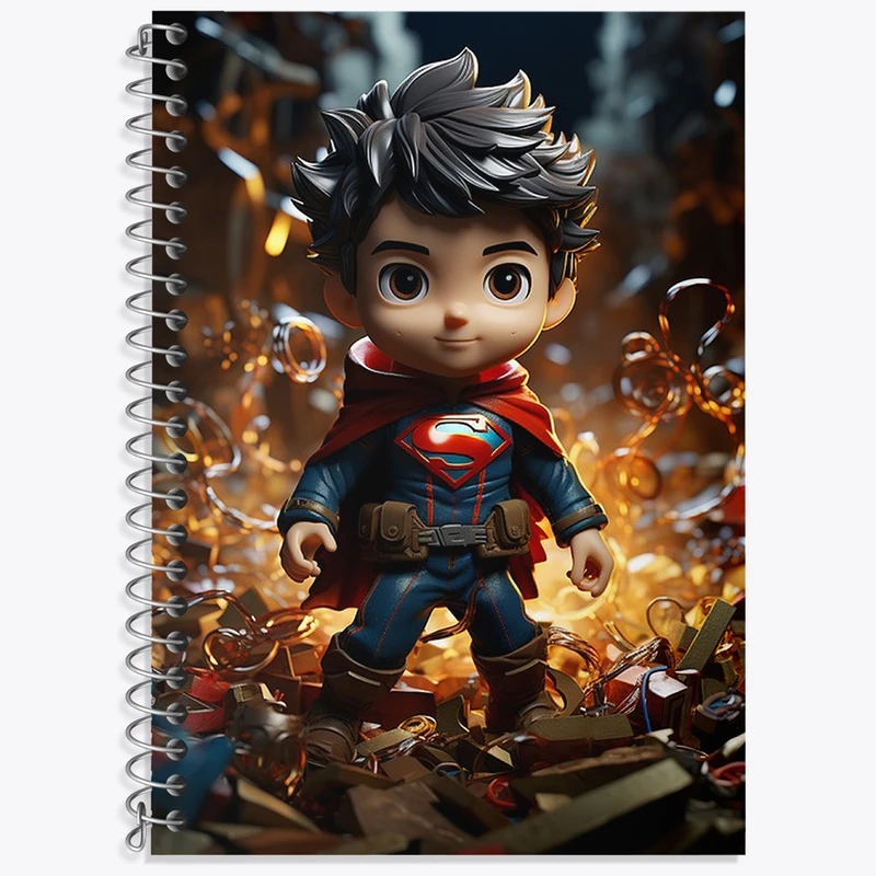 دفتر لغت 50 برگ خندالو طرح سوپرمن کد F2865