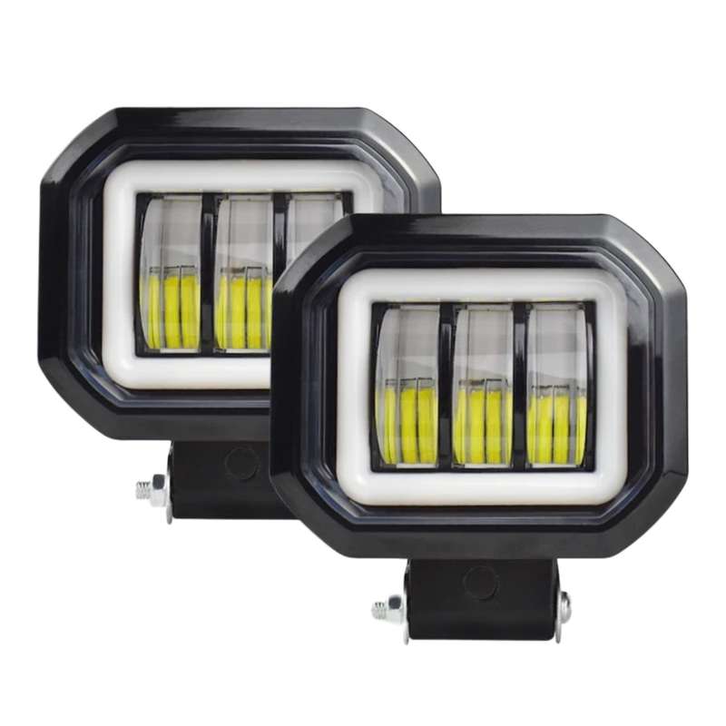 پرژکتور خودرو طرح تایگر مدل 3-LED بسته دو عددی