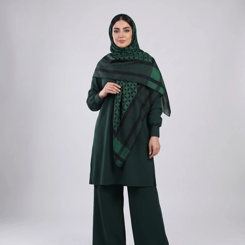 روسری زنانه مدل نخی دست دوز کد 2722