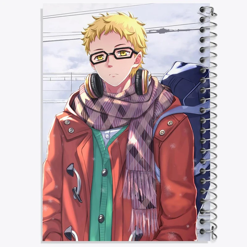 دفتر ژورنال نویسی 50 برگ خندالو مدل نقطه ای طرح سوکیشیما کئی انیمه آبشار سرنوشت هایکیو کاگیاما کد 11179