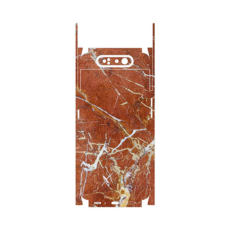 برچسب پوششی ماهوت مدل Red Marble-FullSkin مناسب برای گوشی موبایل سامسونگ Galaxy A80