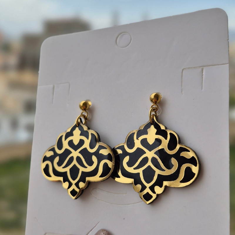 گوشواره زنانه میخی مدل اصالت