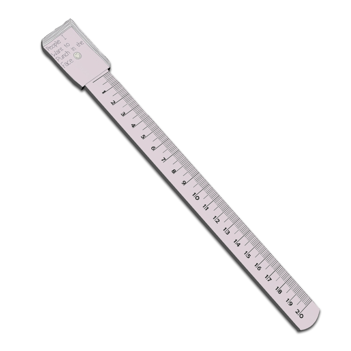 خط کش 20 سانتی متری مدل کتاب کد rbo15