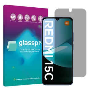 Glass Pro Resistant model privacy screen protector suitable for Xiaomi Redmi 15C Mobile phone