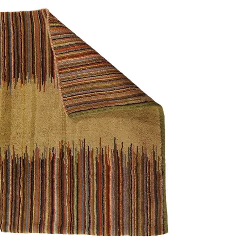 گبه فرش دستباف یک ونیم متری مدل بافت قشقای شیراز کد NKP.Z.N/53