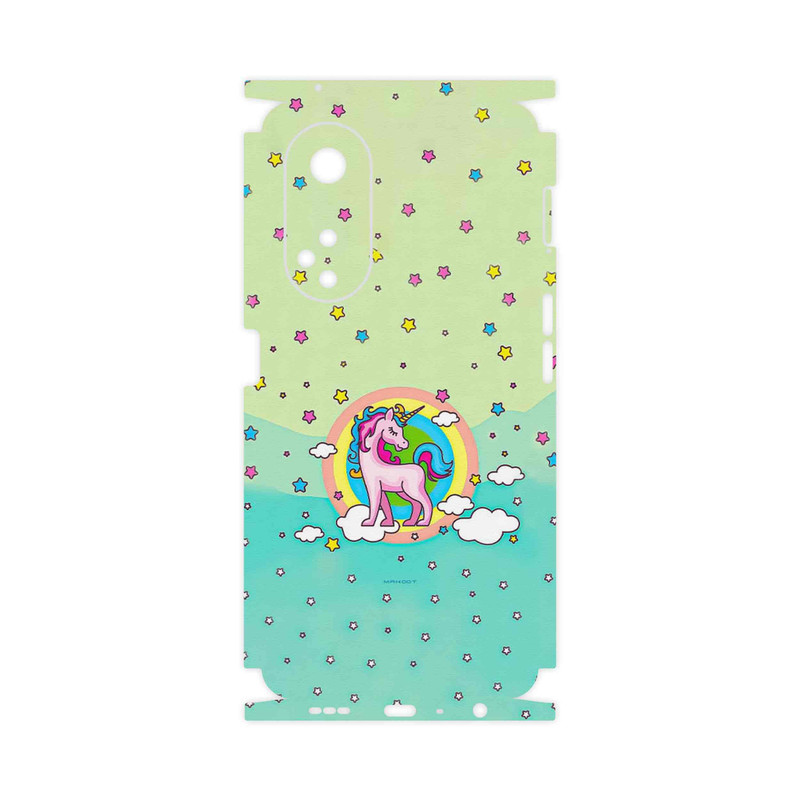 برچسب پوششی ماهوت مدل Rainbow unicorn adventure-FullSkin مناسب برای گوشی موبایل اپو A98