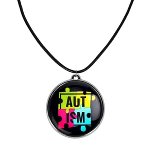 گردنبند خندالو مدل اتیسم Autism کد 2674326744