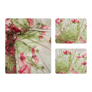 سرویس ملحفه آدنو مدل بهاران کد IR106 دونفره 3تکه