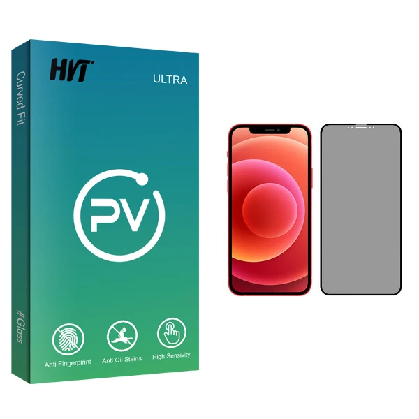 محافظ صفحه نمایش حریم شخصی اچ وی تی مدل PV glass مناسب برای گوشی موبایل اپل iPhone 12 mini