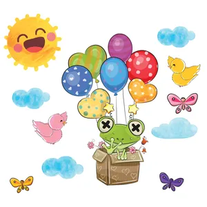 استیکر دیواری کودک مدل cute10 hk