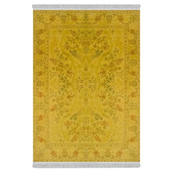 فرش پارچه‌ای دفه مدل فرشینه هازان مخمل کد 174