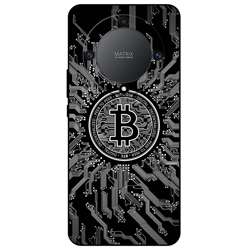 کاور مگافون طرح بیت کوین مدل 7737 مناسب برای گوشی موبایل آنر Magic 5 Lite      