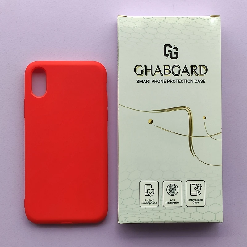 کاور قاب گارد مدل ژله ای ساده مناسب برای گوشی موبایل اپل iphone X / Xs