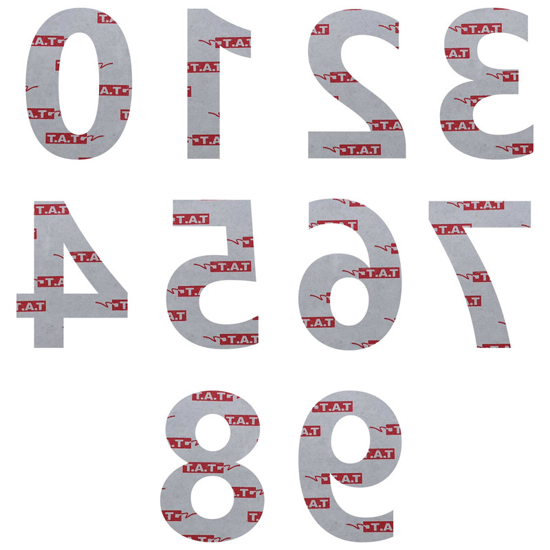 تابلو راهنما مدل اعداد مجموعه 10 عددی