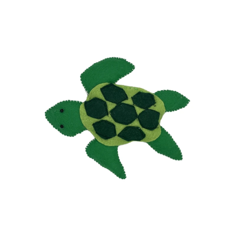 اسباب بازی سگ و گربه مدل عروسک نمدی طرح لاکپشت