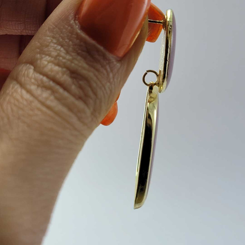 گوشواره زنانه مدل رزینی