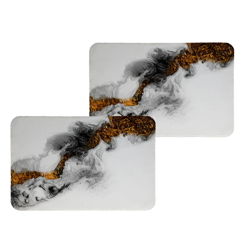 زیربشقابی طرح سنگ کد 8627 مجموعه 2عددی