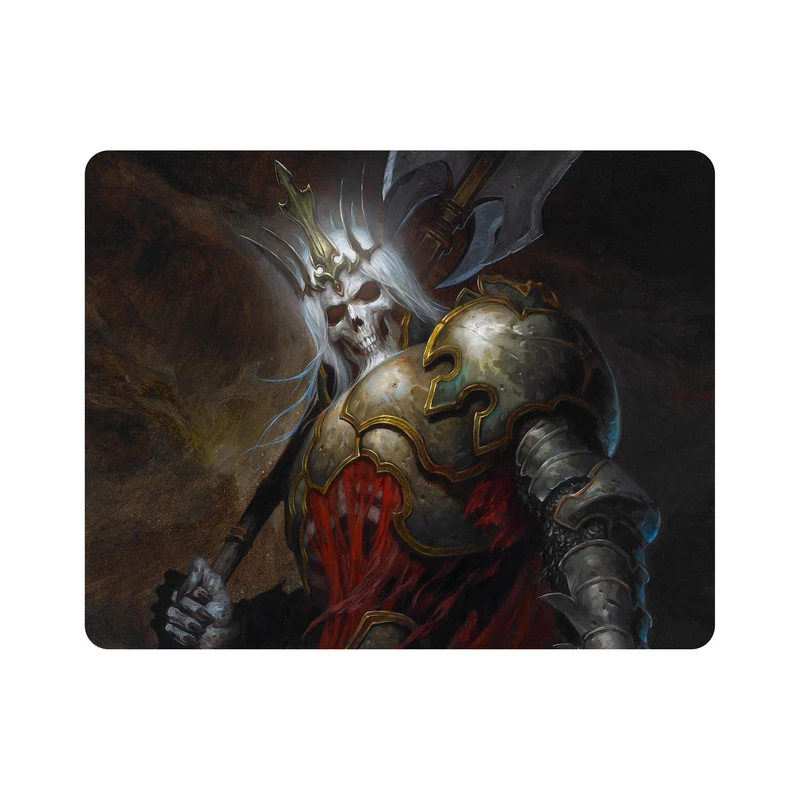 ماوس پد اطلس آبی طرح پادشاه و جمجمه و اسکلت مدل T1345