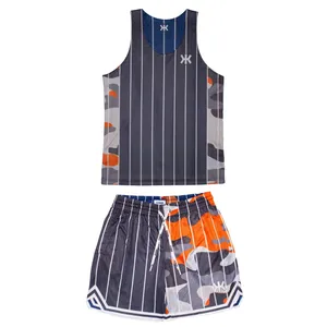 ست تاپ و شلوارک ورزشی مردانه مدل دو رویه کد 121-3001 طرح چریکی