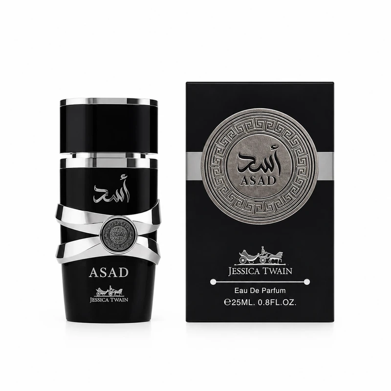 ادوپرفیوم مردانه جسیکاتوین مدل اسد با رایحه تند و گرم حجم 25 میلی لیتر