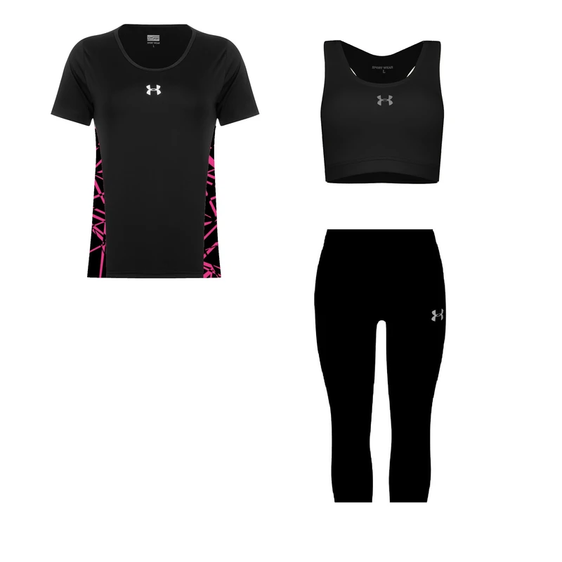 ست سه تکه لباس ورزشی زنانه مدل 1801-3101-7201