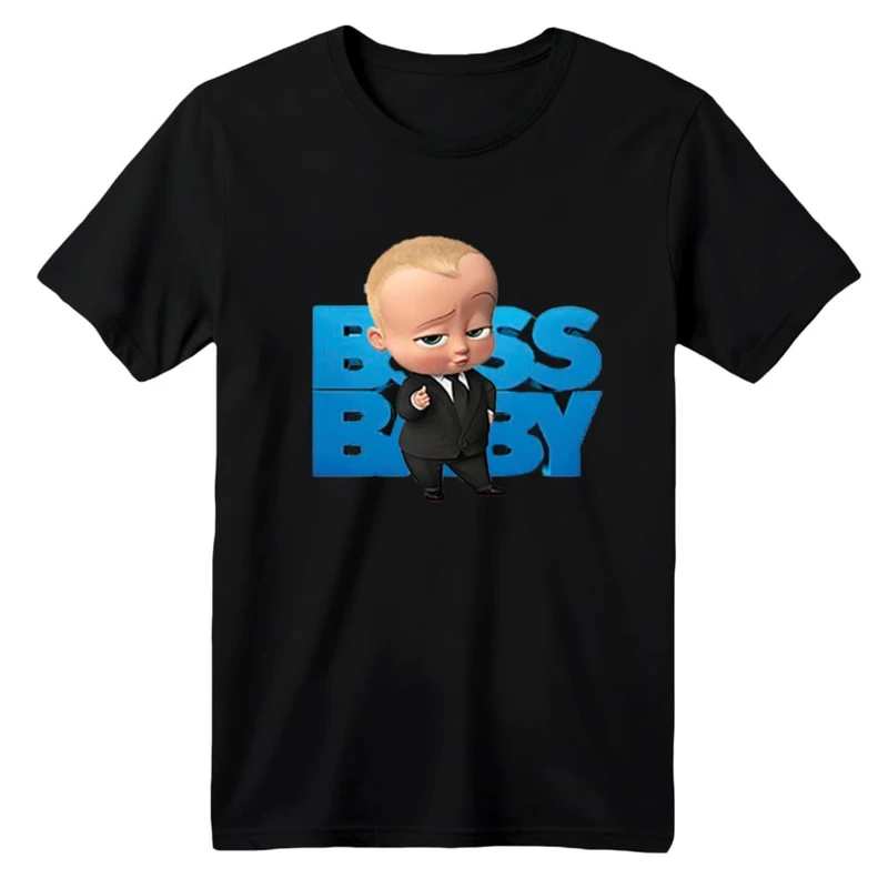 تی شرت آستین کوتاه بچگانه مدل بچه رئیس کد ۱