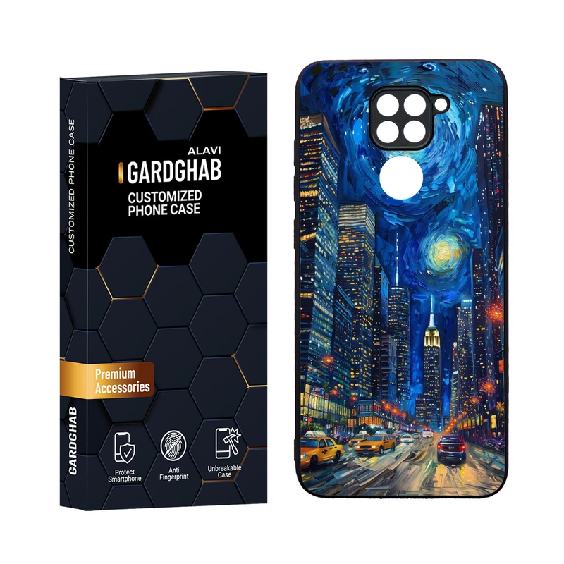 کاور گارد قاب مدل دورژله ای هنری مناسب برای گوشی موبایل شیائومی Redmi Note 9