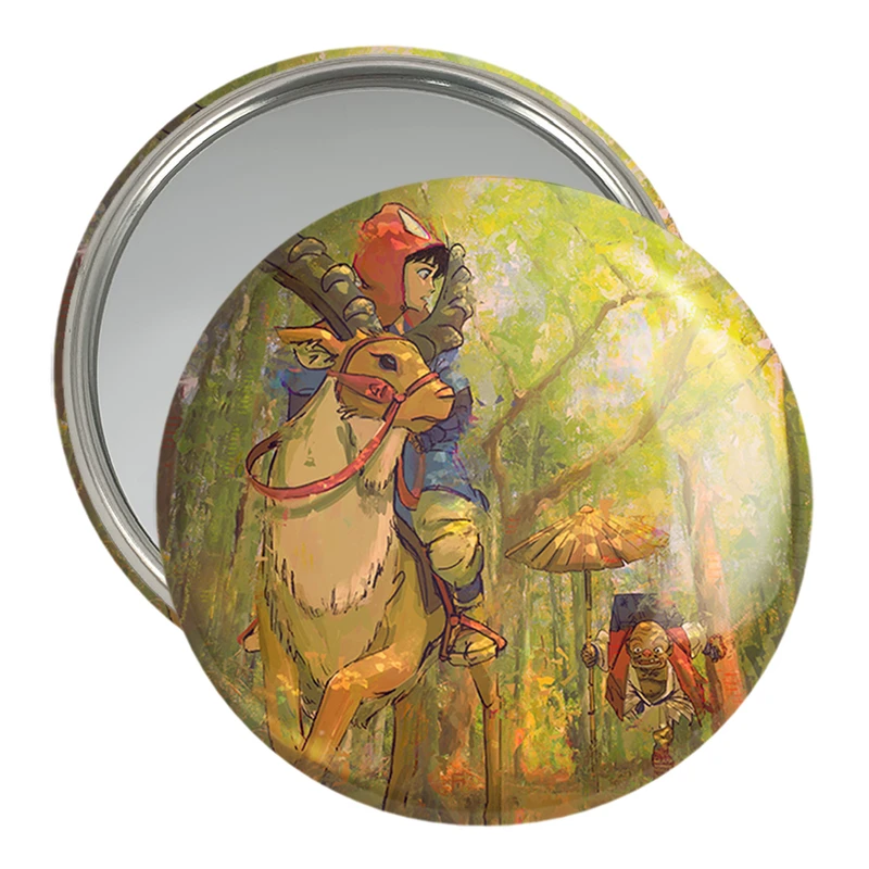 آینه جیبی خندالو مدل آشیتاکا انیمه پرنسس مونونوکه کد 34096