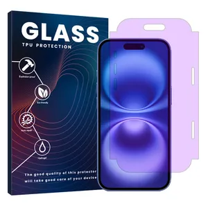 GLASS purple filter Screen Protector Suitable for Apple iPhone 16 Mobile Phone