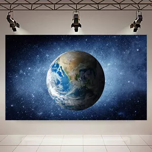 پوستر مدل مدل بک لایت طرح کهکشان و ستارگان سیاره زمین