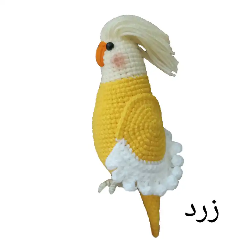 عروسک بافتنی مدل عروس هلندی آلبینو