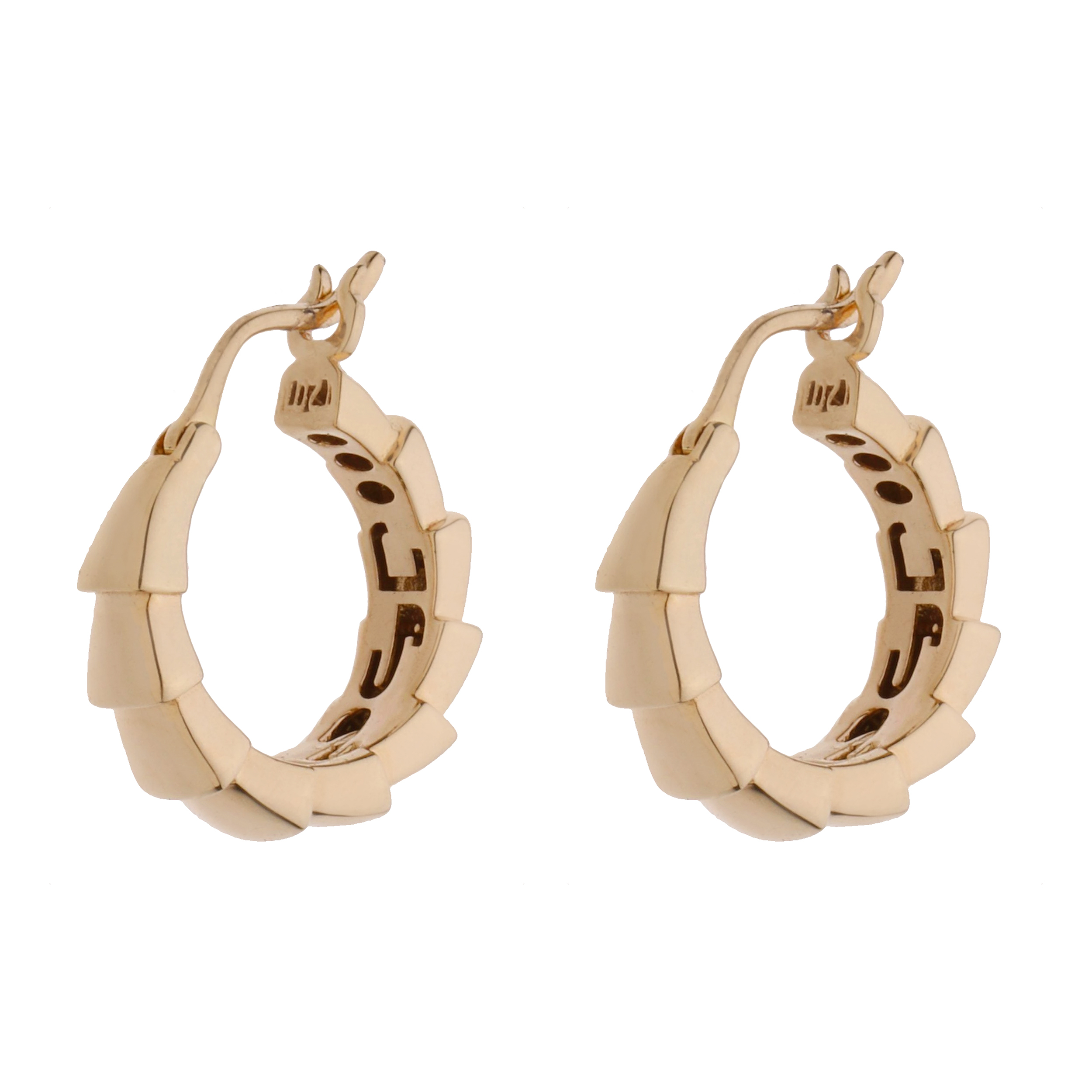 گوشواره طلا 18 عیار زنانه تاج مدل 1014