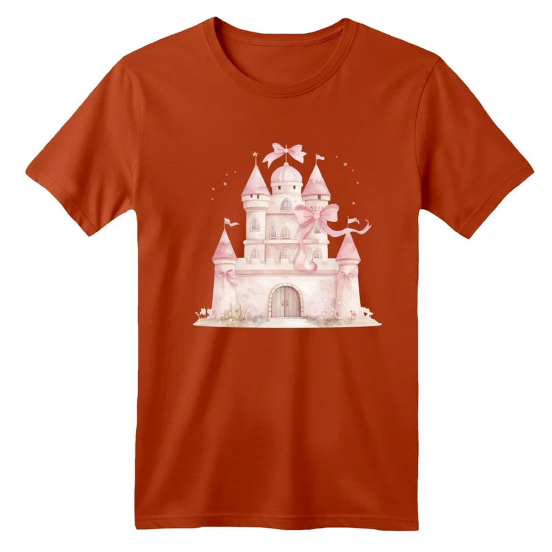 تی شرت آستین کوتاه بچگانه مدل قصر